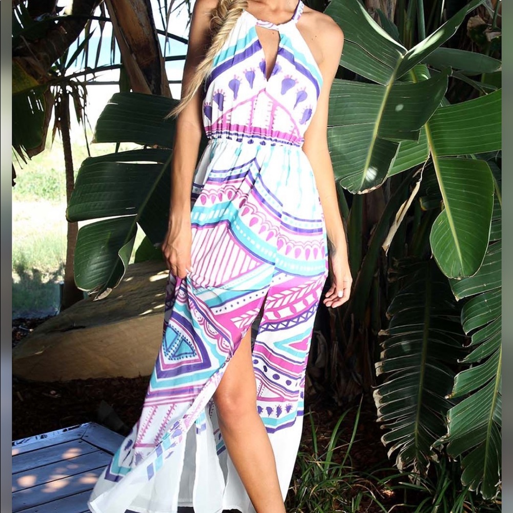 Sabo Skirt Multicolor Maxi Whereabout Dress